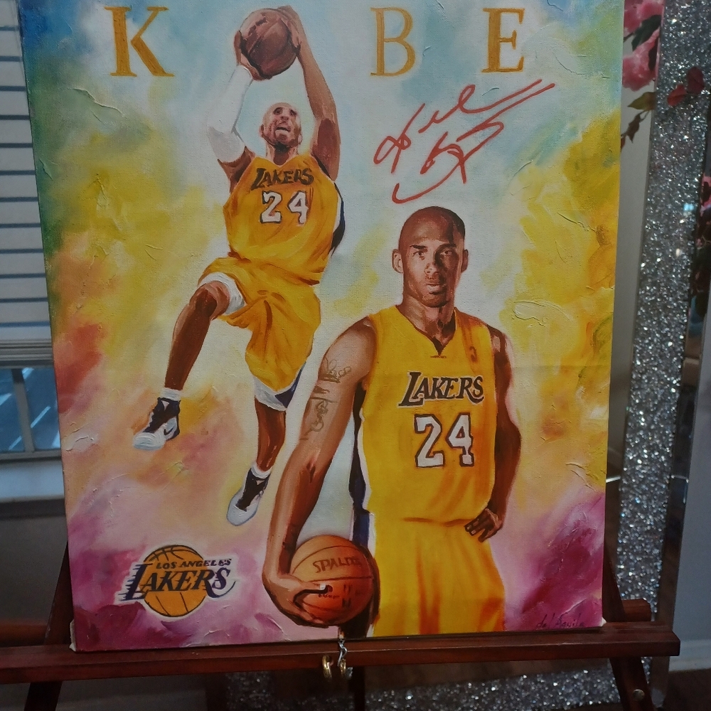 Kobe Bryant  oil painting